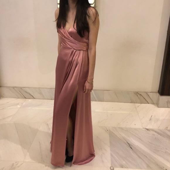 Jill Jill Steward Slip Gown Rosewood - Picture 3 of 8